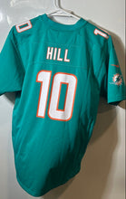 Load image into Gallery viewer, Nike Mens Aqua Blue Miami Dolphins Tyreek Hill #10 Football Jersey Size XL
