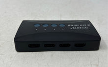 Load image into Gallery viewer, TCNEWCL 4K KVM Black USB HDMI 4-Port Wired Switch Box Untested
