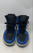 Load image into Gallery viewer, Nike Mens Air Jordan 1 Retro High Blue White And Black Sneaker Shoes Size 12
