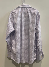 Load image into Gallery viewer, Banana Republic Mens Blue Plaid Long Sleeve Non-Iron Slim Fit Dress Shirt Sz XL
