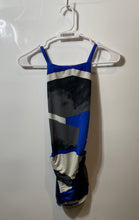 Load image into Gallery viewer, Speedo Womens Blue Multicolor Endurance+ Swimwear One-Piece Swimsuit Size 30
