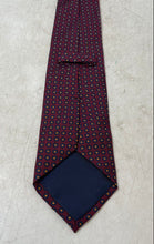 Load image into Gallery viewer, Polo By Ralph Lauren Mens Red Geometric Floral Print Keeper Loop Pointed Tie

