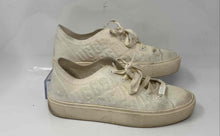 Load image into Gallery viewer, UGG Womens Dinale White Graphic Knit Lace-Up Low Top Sneaker Shoes Size 7.5

