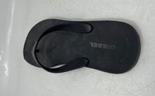 Load image into Gallery viewer, Diesel Mens Plaja Splish Black Slip-On Flip-Flop Sandals Size 45/46
