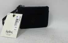 Load image into Gallery viewer, Kipling Womens Cindy Black Outer Pockets Wristlet Wallet With Tags
