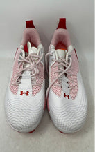Load image into Gallery viewer, Under Armour Mens Bryce Harper 7 Elite 3025585-600 White Red Baseball Cleats 14
