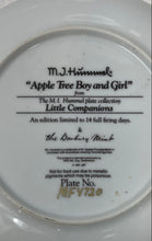 Load image into Gallery viewer, M.J. Hummel Apple Tree Boy And Girl Little Companions Porcelain Collector Plate
