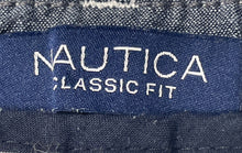 Load image into Gallery viewer, Nautica Mens White Flat Front Slash Pockets Classic Fit Chino Shorts Size 30W
