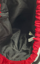 Load image into Gallery viewer, Nike Mens Air Jordan Black Red Silver Jumpman Logo Drawstring Gym Backpack
