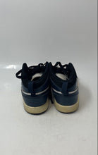 Load image into Gallery viewer, Nike Kids Air Jordan 1 Mid Blue Leather Lace-Up Mid Top Sneaker Shoes Size 2Y

