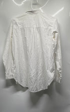 Load image into Gallery viewer, H&amp;M Womens White Cotton Long Sleeve Collared Button-Up Shirt Size 4
