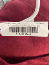 Load image into Gallery viewer, Champion Mens Red Long Sleeve Phillips Exeter Academy Pullover Sweatshirt Sz 2XL
