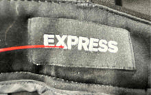 Load image into Gallery viewer, Express Womens Black Editor Barely Bootcut Low Rise Dress Pants Size 12R
