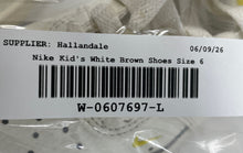 Load image into Gallery viewer, Nike Womens Court Vision Low CD5434-117 White Brown Lace-Up Sneaker Shoes Size 6
