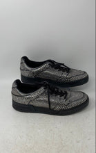 Load image into Gallery viewer, Steve Madden Mens Icefalls Silver Rhinestone Lace-Up Sneaker Shoes Size 9M
