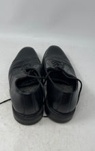Load image into Gallery viewer, Stafford Mens Classico Black Leather Lace-Up Oxford Dress Shoes Size 9.5
