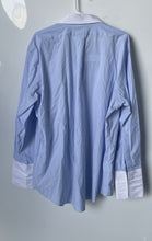 Load image into Gallery viewer, Brooks Brothers Mens Light Blue White Collar Madison Fit Dress Shirt Size 17-34
