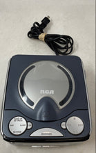 Load image into Gallery viewer, RCA Model RP4803A Dual Wake Black Gray Wired CD Clock Radio Untested
