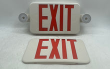 Load image into Gallery viewer, RAB ECOMBO34 Red Green LED Exit &amp; Emergency Sign Open Box Not Tested
