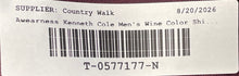 Load image into Gallery viewer, Kenneth Cole Awearness Mens Wine Long Sleeve Slim Fit Dress Shirt Size 18.5 Tall
