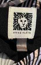 Load image into Gallery viewer, Anne Klein Womens Multicolor Leaf Print 3/4 Sleeve V-Neck Wrap Blouse Top Size L

