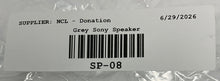 Load image into Gallery viewer, Sony Gray Waterproof Portable Wireless Bluetooth Speaker Not Tested NCL
