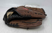 Load image into Gallery viewer, Rawlings Brown Leather Adjustable Cuff Padded Right Hand 5 Finger Baseball Glove
