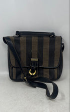 Load image into Gallery viewer, Boots N Bags Womens Brown Black Inner Pockets Adjustable Strap Shoulder Bag

