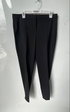 Load image into Gallery viewer, Hugo Boss Womens Black Flat Front Slash Pockets Straight Leg Dress Pants Size 8
