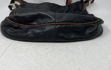 Load image into Gallery viewer, Silver Blue Womens Brown Black Single Strap Outer Zipper Pockets Hobo Bag
