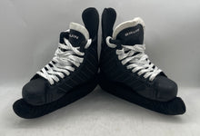 Load image into Gallery viewer, Riedell Unisex Bruin Black Lace-Up Recreational Ice Hockey Skates Size 6
