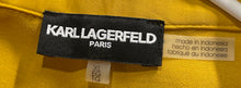 Load image into Gallery viewer, Karl Lagerfeld Womens Marigold Collared Long Sleeve Blouse Top Size XL
