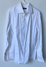 Load image into Gallery viewer, Boss Hugo Boss Mens White Long Sleeve Spread Collar Dress Shirt Size 16.5 32/33

