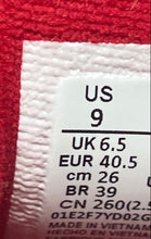 Load image into Gallery viewer, Nike Womens Air Max 97 Red White Low Top Lace-Up Sneaker Shoes Size 9
