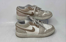 Load image into Gallery viewer, Nike Kids Air Jordan 1 Low SE Beige White Lace-Up Sneaker Shoes Size 4.5Y
