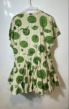 Load image into Gallery viewer, Zara Womens Multicolor Printed Short Sleeve Button Front Mini Dress Size L
