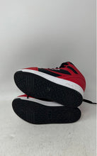 Load image into Gallery viewer, Fila Kids Taglio 3BM01199-014 Black Red Leather Lace-Up Basketball Shoes Size 11
