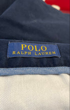 Load image into Gallery viewer, Polo Ralph Lauren Mens Blue Cotton Flat Front Slash Pockets Chino Shorts Size 31
