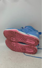 Load image into Gallery viewer, And1 Womens Blue Pink Leather Lace-Up High Top Sneaker Shoes Size 5
