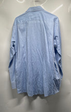 Load image into Gallery viewer, Hugo Boss Mens Blue Cotton Long Sleeve Slim Fit Formal Dress Shirt Size 16
