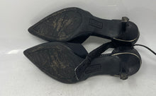 Load image into Gallery viewer, Anne Klein Womens Fayza Black Pointed Toe Stiletto Ankle Strap Heels Size 8
