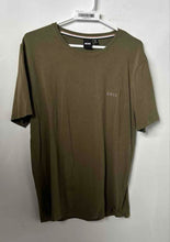 Load image into Gallery viewer, Boss Mens Dark Green Crew Neck Short Sleeve Stretch Pullover T-Shirt Size M
