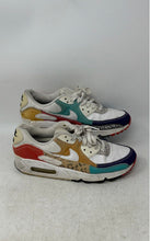 Load image into Gallery viewer, Nike Womens Air Max 90 Multicolor Low Top Lace-Up Sneaker Shoes Size 8 Stains
