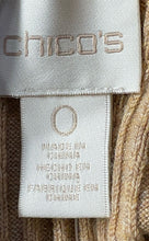 Load image into Gallery viewer, Chico's Womens Brown Knitted Long Sleeve Mock Neck Pullover Sweater Size 0
