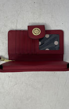 Load image into Gallery viewer, Anne Klein Womens Red Detachable Strap Credit Card Slot Wristlet Wallet

