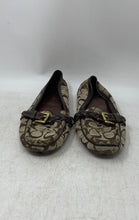 Load image into Gallery viewer, Coach Womens Brown Signature Print Slip-On Loafers Shoes Size 7.5M
