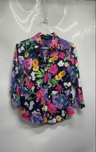 Load image into Gallery viewer, Lauren Ralph Lauren Womens Multicolor Floral Cotton Button-Up Shirt Size PS
