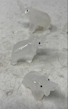Load image into Gallery viewer, Set Of 6 Pcs Onyx White Home Decor Collectible Elephant Statue Figurine
