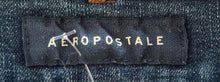 Load image into Gallery viewer, Aeropostale Womens Blue Denim Flex Effects Raw Hem Super Skinny Jeans Size 29/32
