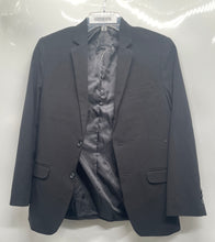 Load image into Gallery viewer, Calvin Klein Boys Black Single-Breasted Two-Button Blazer Jacket Size 16
